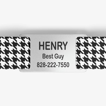 closeup of nameplate personalization